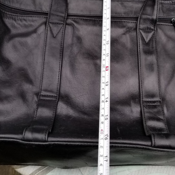 Tumi Alpha Leather Portfolio Briefcase